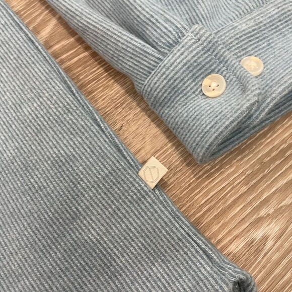 STANDART CLOTH BLue Utility Shirt Oversized fit XL Lightweight shirt jacket - Picture 10 of 11